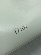 Dior 26 Bow Chain Bag in White Lambskin