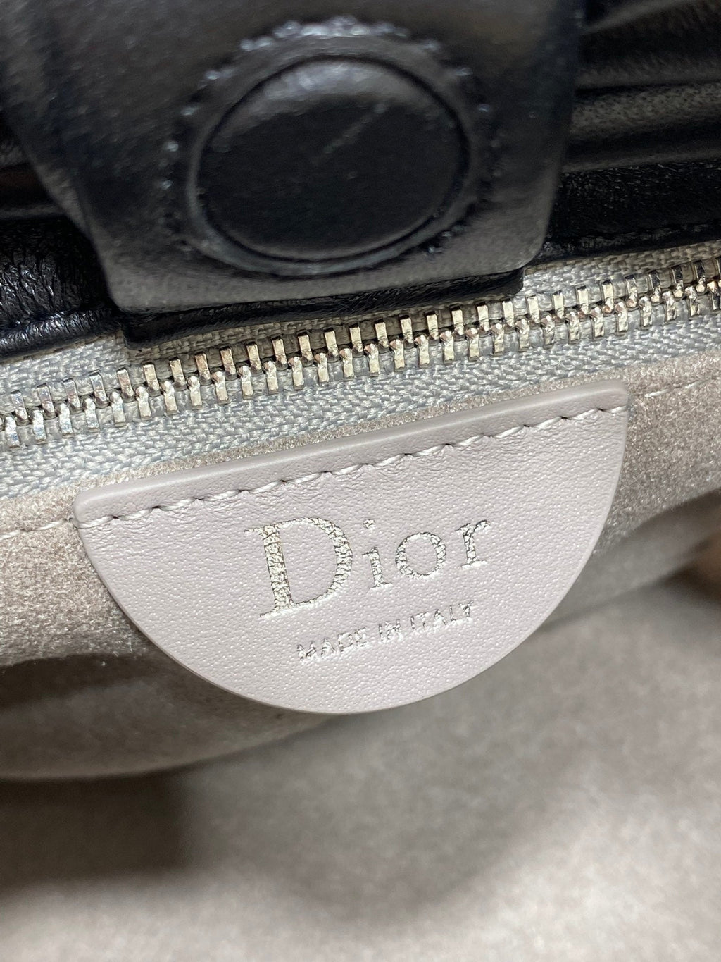 Dior 26 Bow Chain Bag in Black Lambskin