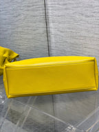 Dior 26 Bow Chain Bag in Yellow Lambskin