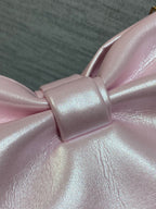 Dior 26 Bow Chain Bag in Glossy Pink Lambskin