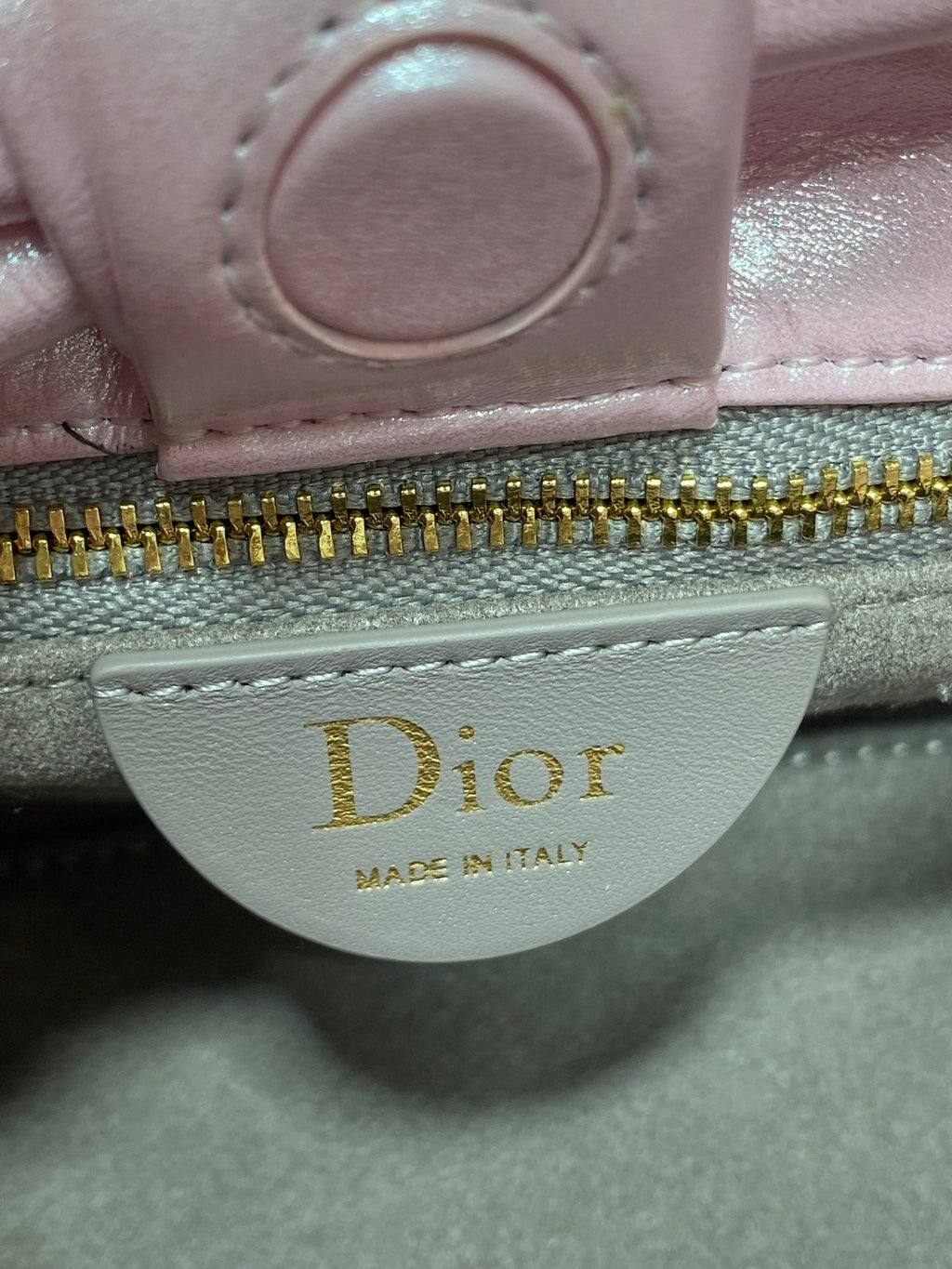 Dior 26 Bow Chain Bag in Glossy Pink Lambskin