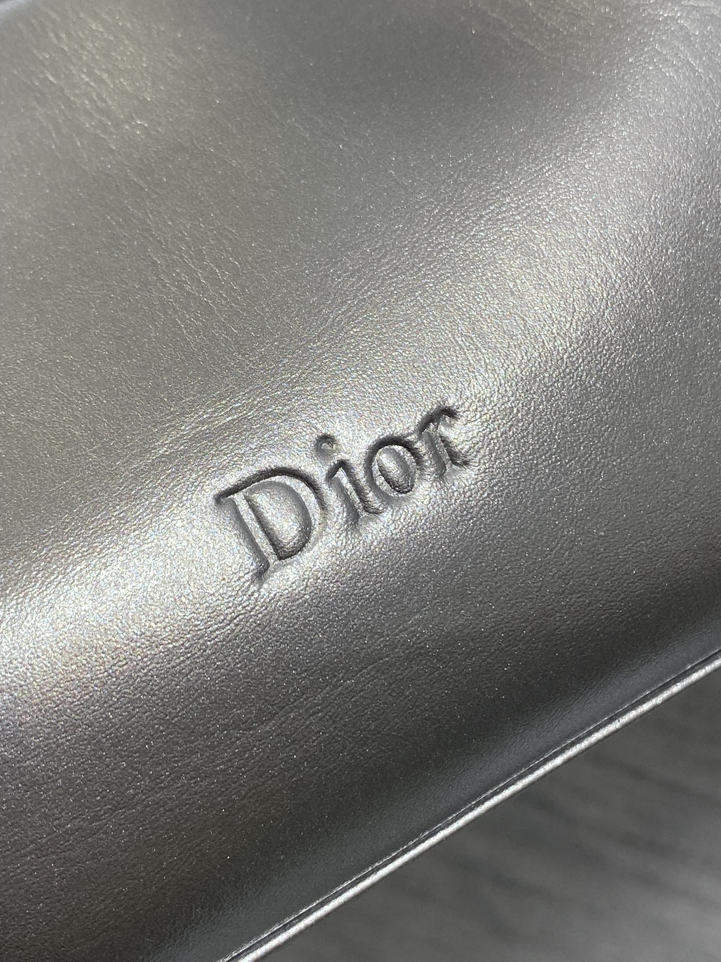 Dior 26 Bow Chain Bag in Silver Lambskin