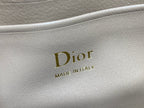 Dior 26 Bow Pearl Chain Clutch Chocolate Brown Lambskin GHW