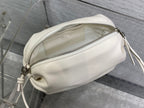 Dior 26 Bow Pouch 20cm in White Lambskin