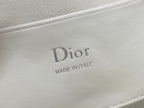 Dior 26 Bow Pouch 20cm in White Lambskin