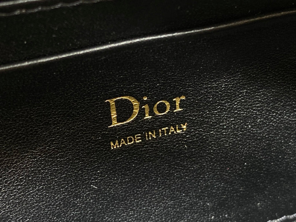 Dior 26 Bow Pouch 20cm in Black Lambskin