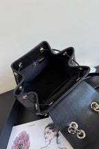 Chanel Affinity Duma Backpack 20cm Black in Cowhide
