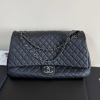 Chanel Carry-on bag 45cm Black in Cowhide