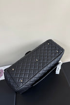 Chanel Carry-on bag 45cm Black in Cowhide