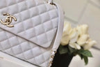 CHL -  Coco With Top Handle Bag Gold Toned Hardware White For Women 11.4in/29LO