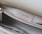 CHL -  Coco With Top Handle Bag Gold Toned Hardware White For Women 11.4in/29LO