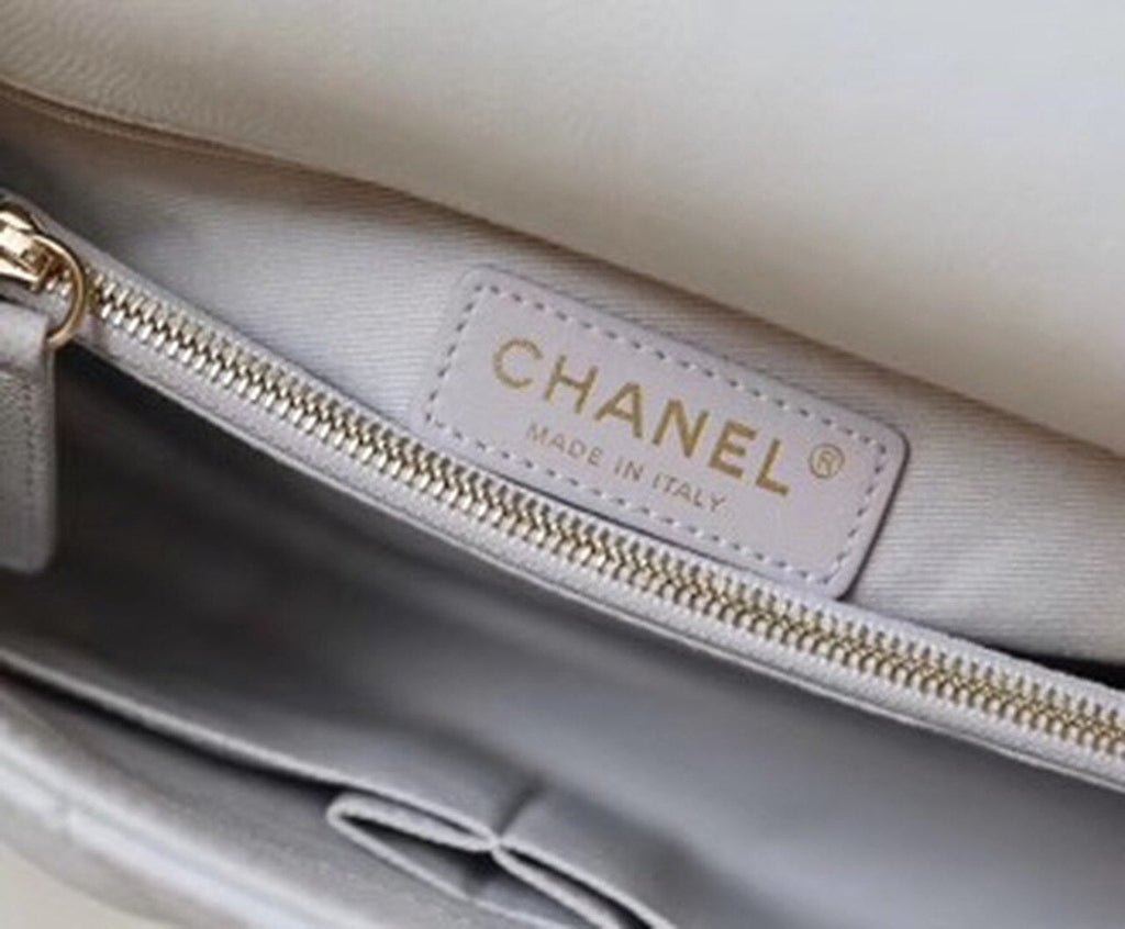 CHL -  Coco With Top Handle Bag Gold Toned Hardware White For Women 11.4in/29LO