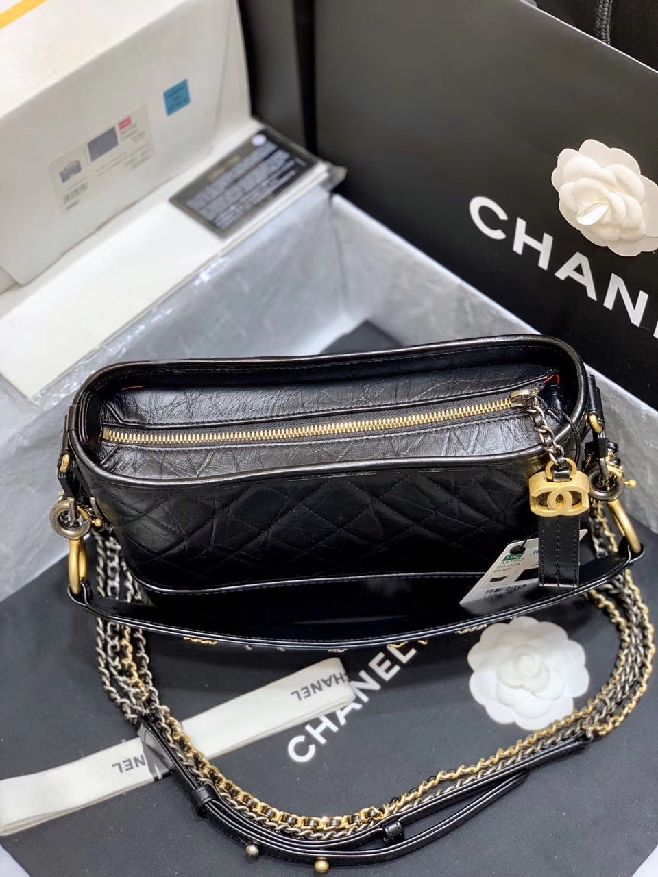 CHL - Gabrielle Hobo Bag Black For Women 9.8in/25LO AS1582