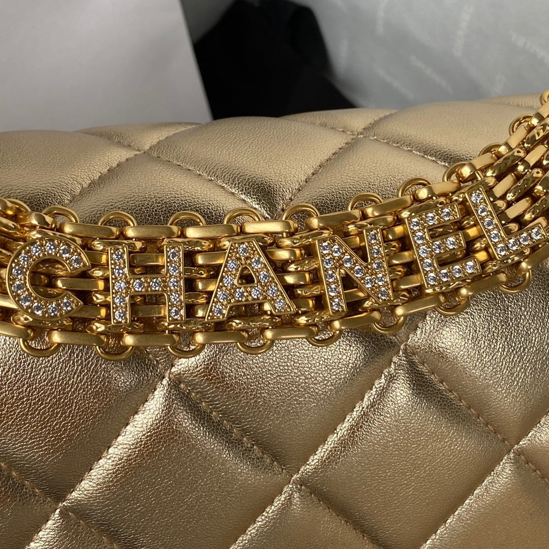 CHL - Flap Bag Small Gold Bag For Women 15LO/6in
