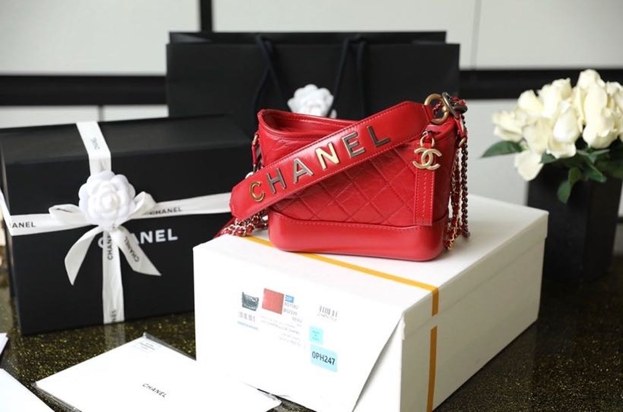 CHL - Gabrielle Small Hobo Bag Red For Women 7.8in/20LO A91810