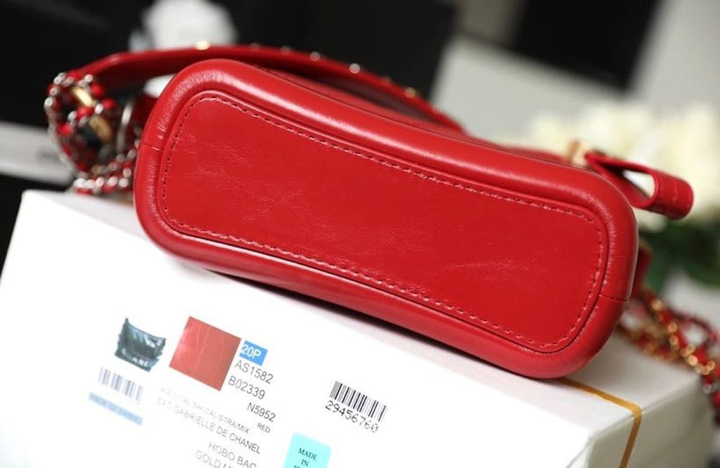 CHL - Gabrielle Small Hobo Bag Red For Women 7.8in/20LO A91810
