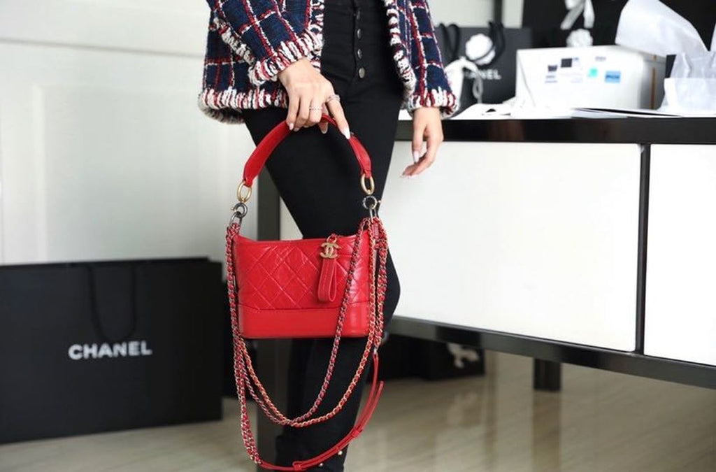 CHL - Gabrielle Small Hobo Bag Red For Women 7.8in/20LO A91810