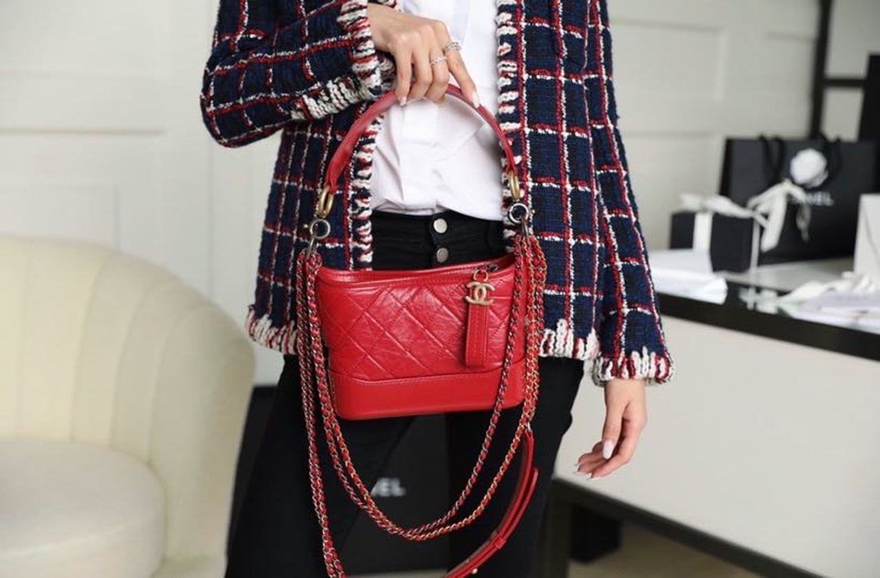 CHL - Gabrielle Small Hobo Bag Red For Women 7.8in/20LO A91810