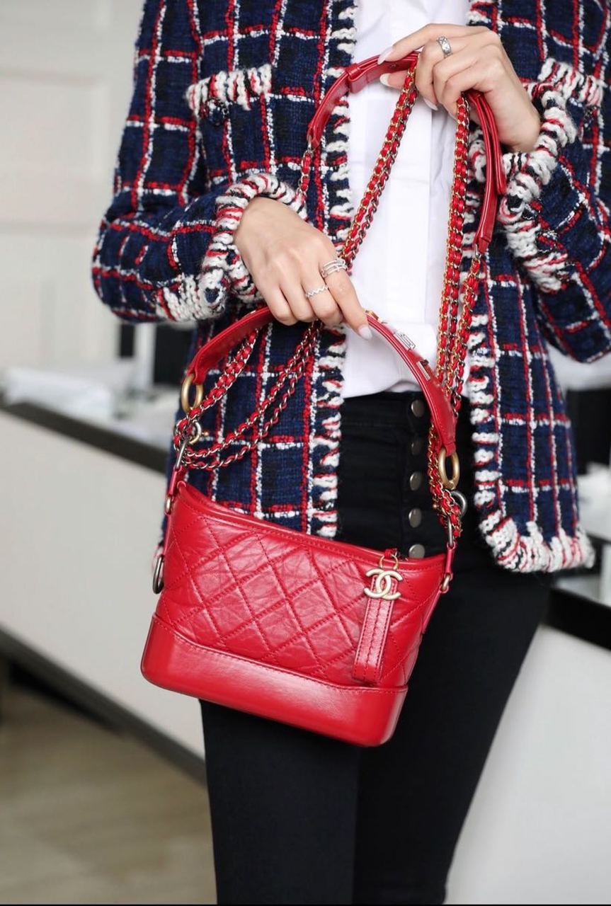 CHL - Gabrielle Small Hobo Bag Red For Women 7.8in/20LO A91810
