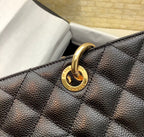 CHL -  Classic Tote Bag Gold Toned Hardware Black For Women 13.3in/34LO