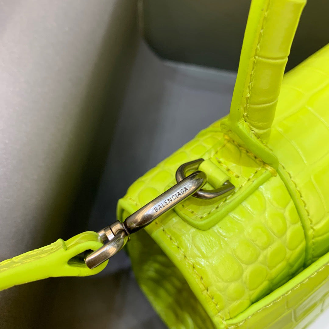 BLN-Ciaga Hourglass XS Handbag In Light Green, For Women,  Bags 7.4in/19LO