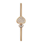 HAPPY HEART PINK GOLD BRACELET DIAMOND