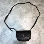 BLN-Ciaga Leader Soft Round Cross Bag In Black, For Women,  Bags 6.3in/16LO