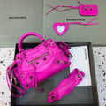 BLN-Ciaga Neo Cagole XS Handbag In Dark Pink, For Women,  Bags 10.2in/26LO