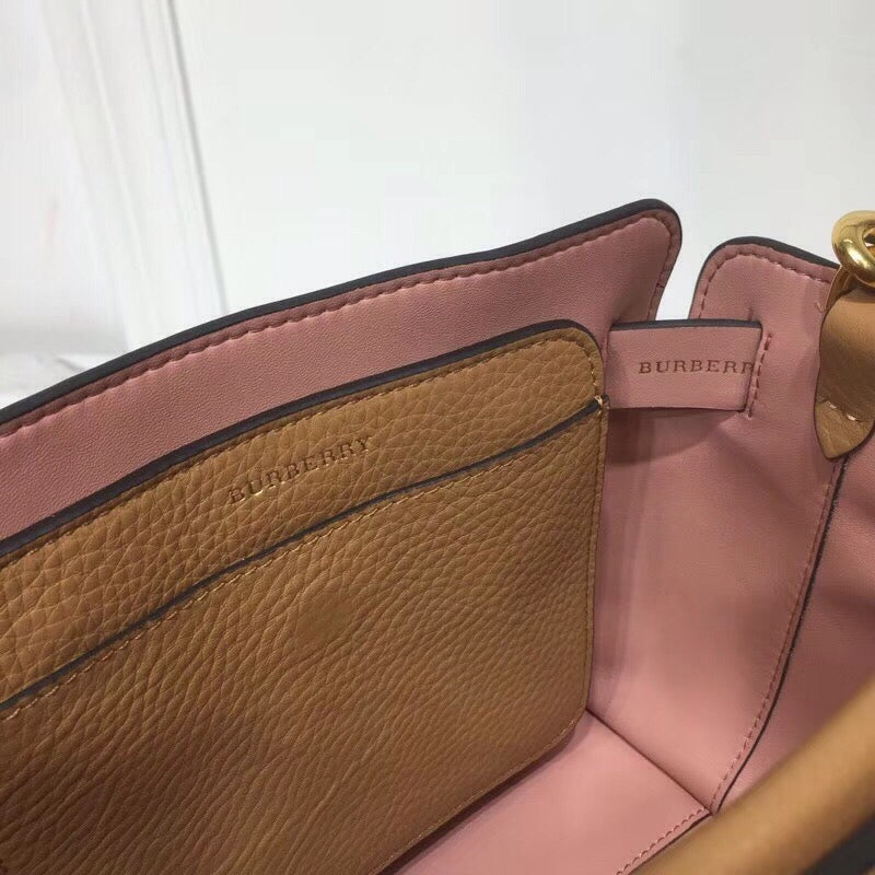 B-Berry - BB  The Small Equestrian Knight Top Handle Belt Bag Brown For Women, Bags 14in/36LO