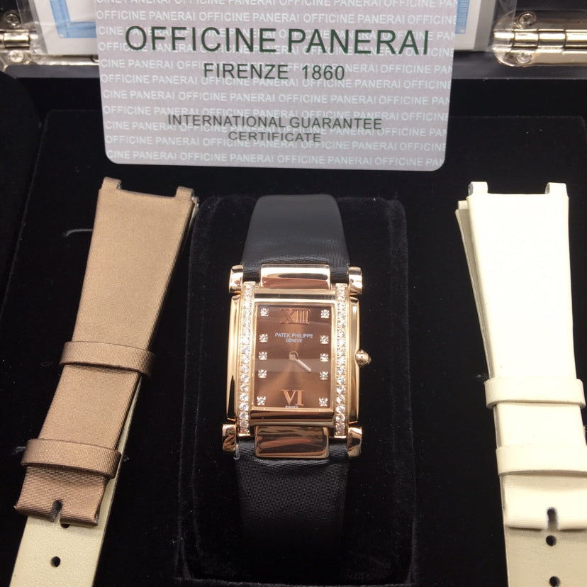 PATEK Twenty-Four 25mm Pink Gold Brown Dial