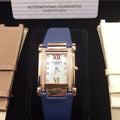 PATEK Twenty-Four 25mm Pink Gold Blue Strap