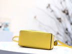 LOE MINI 18 PUZZLE BAG IN YELLOW CALFSKIN