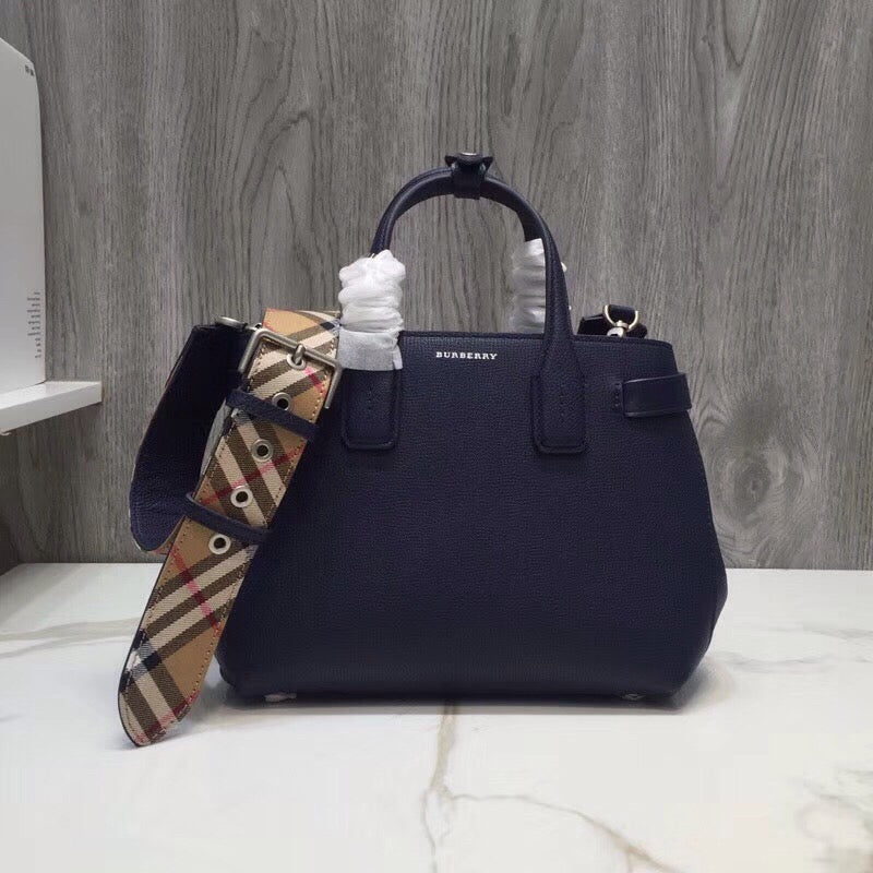 B-Berry - BB  The Small Banner Bag Dark Blue For Women, Bags 10.6in/26LO