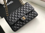 CHL -  Classic Handbag Gold Toned Hardware Black For Women Bags, Shoulder And Crossbody Bags 10.2in/26LO A01112