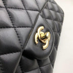 CHL -  Classic Handbag Gold Toned Hardware Black For Women Bags, Shoulder And Crossbody Bags 10.2in/26LO A01112