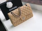 CHL -  Classic Handbag SilLusso Official - Hardware Beige For Women Bags, Shoulder And Crossbody Bags 10.2in/26LO A01112
