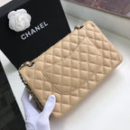 CHL -  Classic Handbag SilLusso Official - Hardware Beige For Women Bags, Shoulder And Crossbody Bags 10.2in/26LO A01112