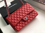 CHL -  Classic HandBag Red For Women 9.9in/25.5LO A01112