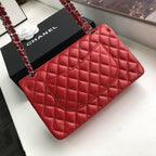 CHL -  Classic HandBag Red For Women 9.9in/25.5LO A01112