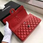 CHL -  Classic HandBag Red For Women 9.9in/25.5LO A01112