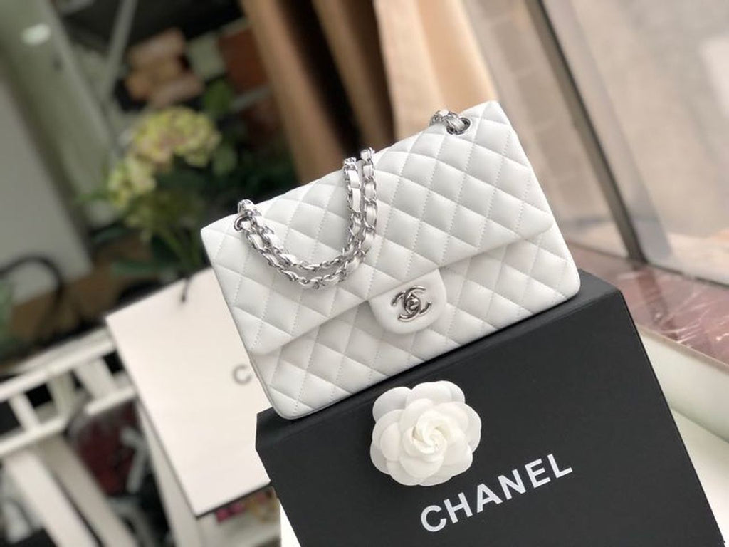 CHL -  Classic HandBag White For Women 9.9in/25.5LO A01112