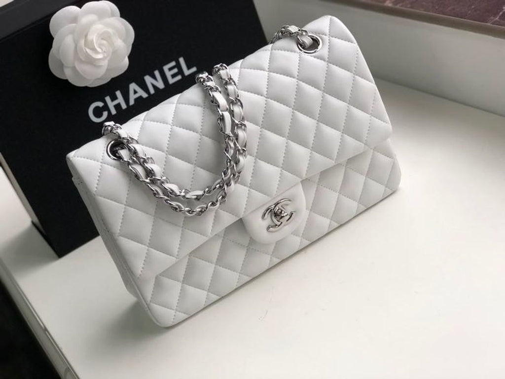 CHL -  Classic HandBag White For Women 9.9in/25.5LO A01112