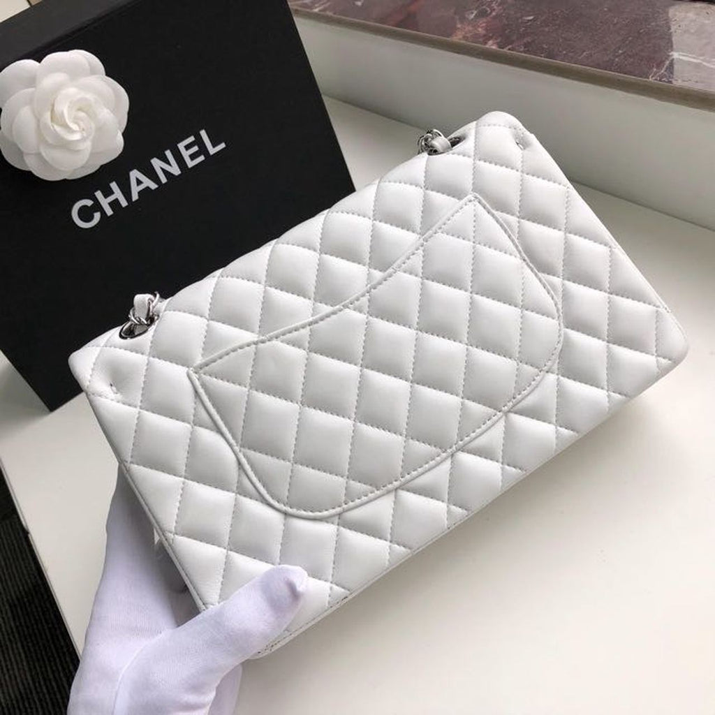 CHL -  Classic HandBag White For Women 9.9in/25.5LO A01112