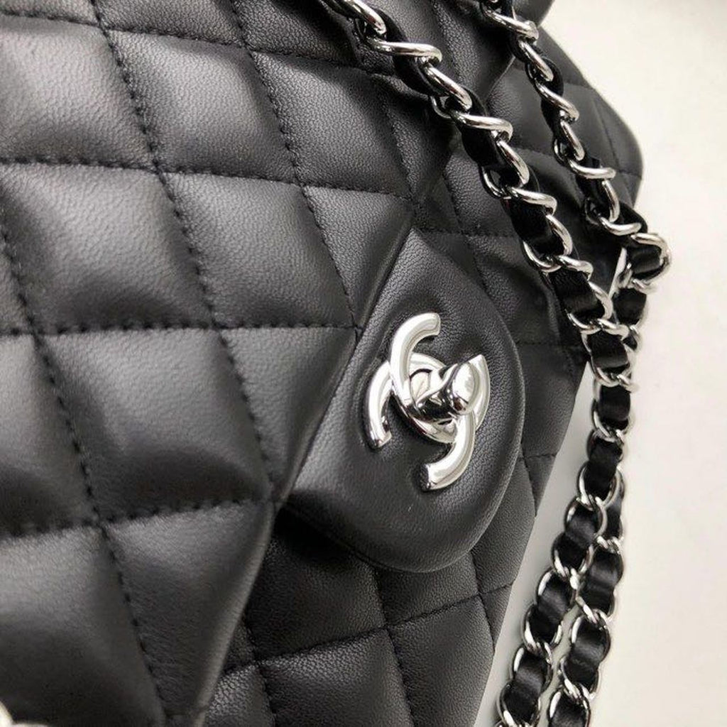 CHL -  Classic HandBag Black For Women 9.9in/25.5LO A01112