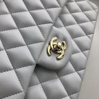 CHL -  Classic Handbag Gold Toned Hardware White For Women Bags, Shoulder And Crossbody Bags 10.2in/26LO A01112