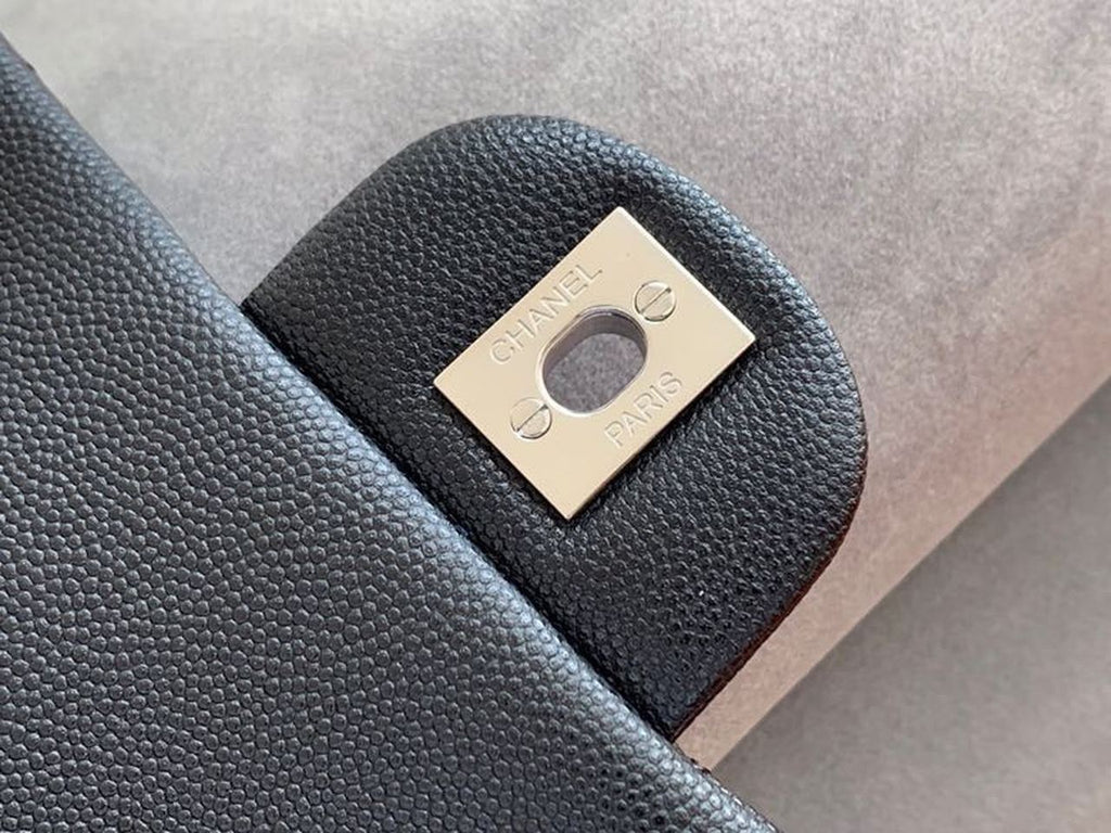CHL - Small Classic Handbag Rose Gold Toned Hardware Black For Women Bags, Shoulder and Crossbody Bags 7.8in/20LO A01113