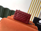 CHL -  Classic HandBag SilLusso Official - Hardware Burgundy For Women 7.8in/20LO