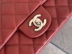 CHL -  Classic HandBag SilLusso Official - Hardware Burgundy For Women 7.8in/20LO