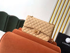 CHL -  Classic HandBag Beige For Women 9.9in/25.5LO A01112