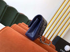 CHL -  Classic Handbag Navy Blue For Women Bags, Shoulder And Crossbody Bags 10.2in/26LO A01112